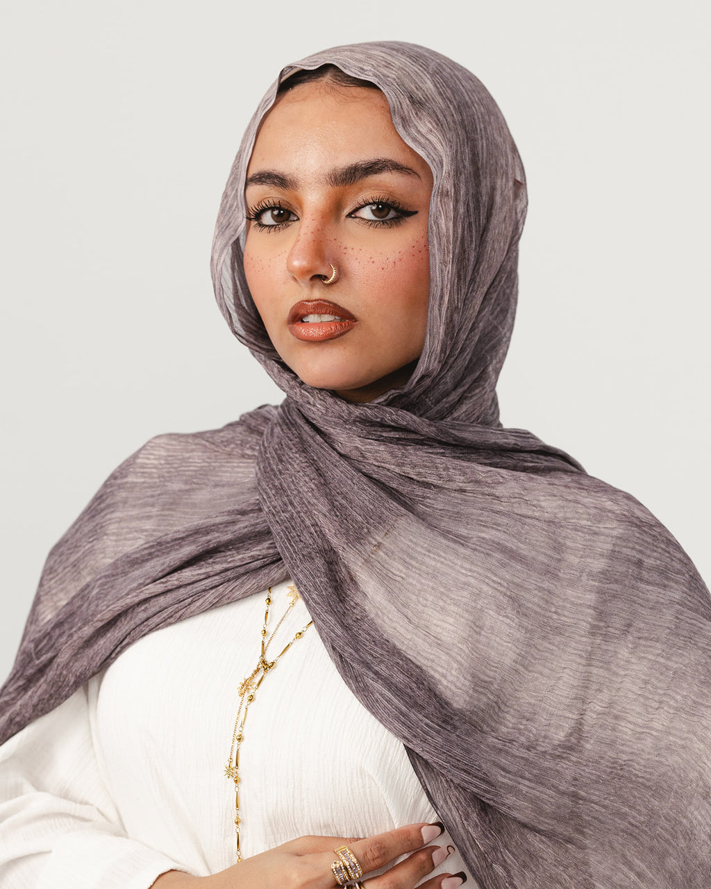 Lecharpe Scarf Messy chiffon