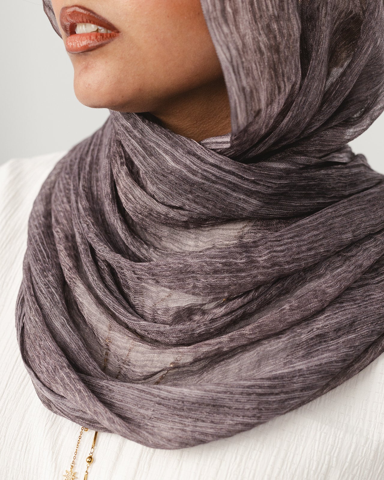 Lecharpe Scarf Messy chiffon