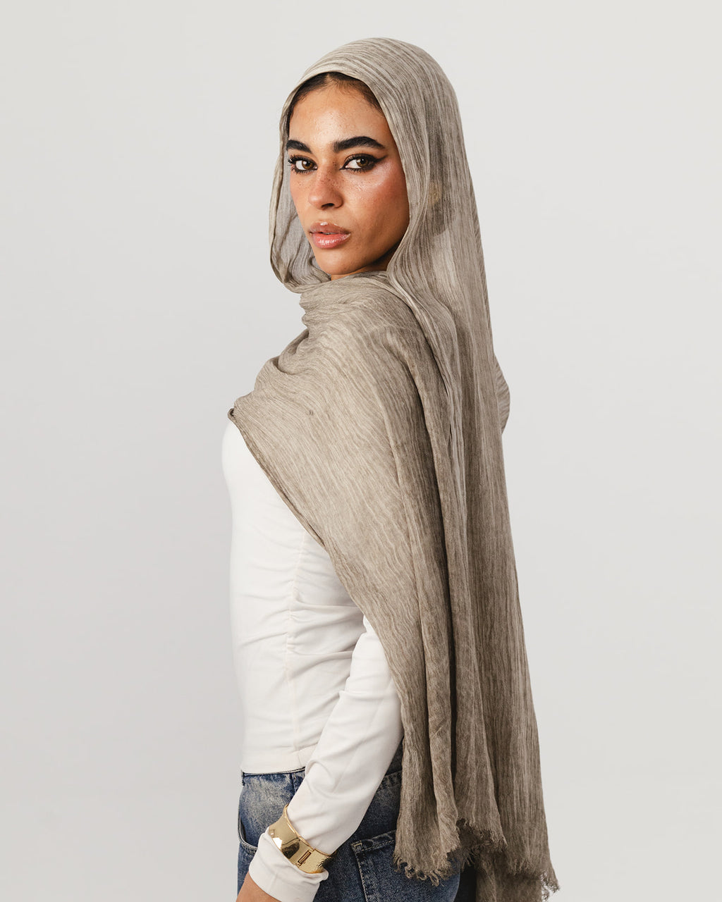 Lecharpe Scarf Weavy Cotton