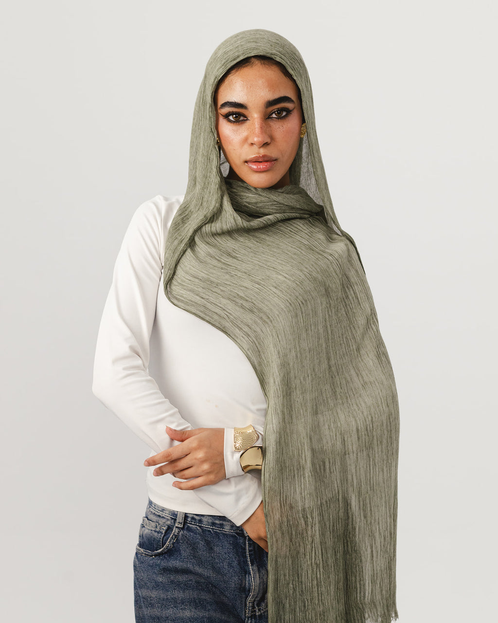 Lecharpe Scarf Weavy Cotton