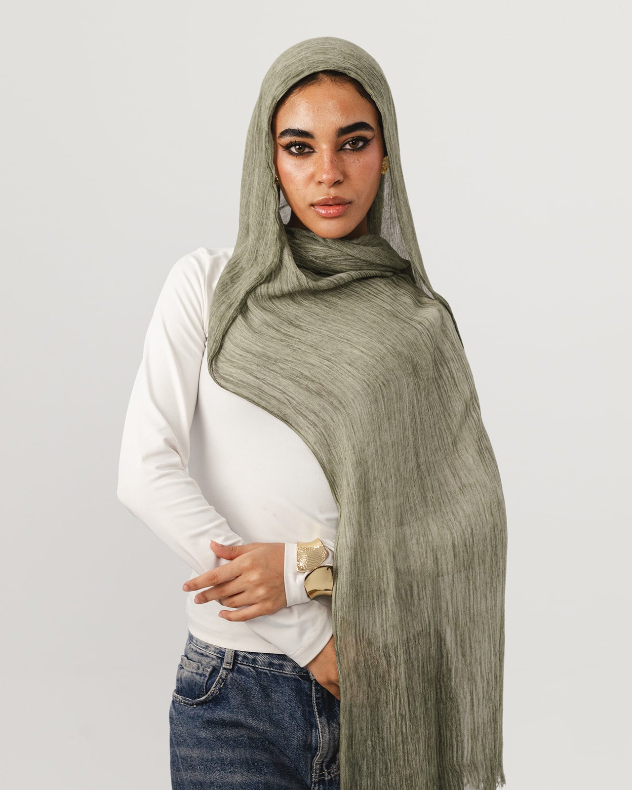 Lecharpe Scarf Weavy Cotton