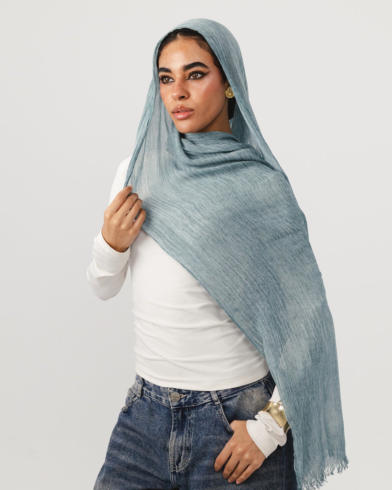 Lecharpe Scarf Weavy Cotton