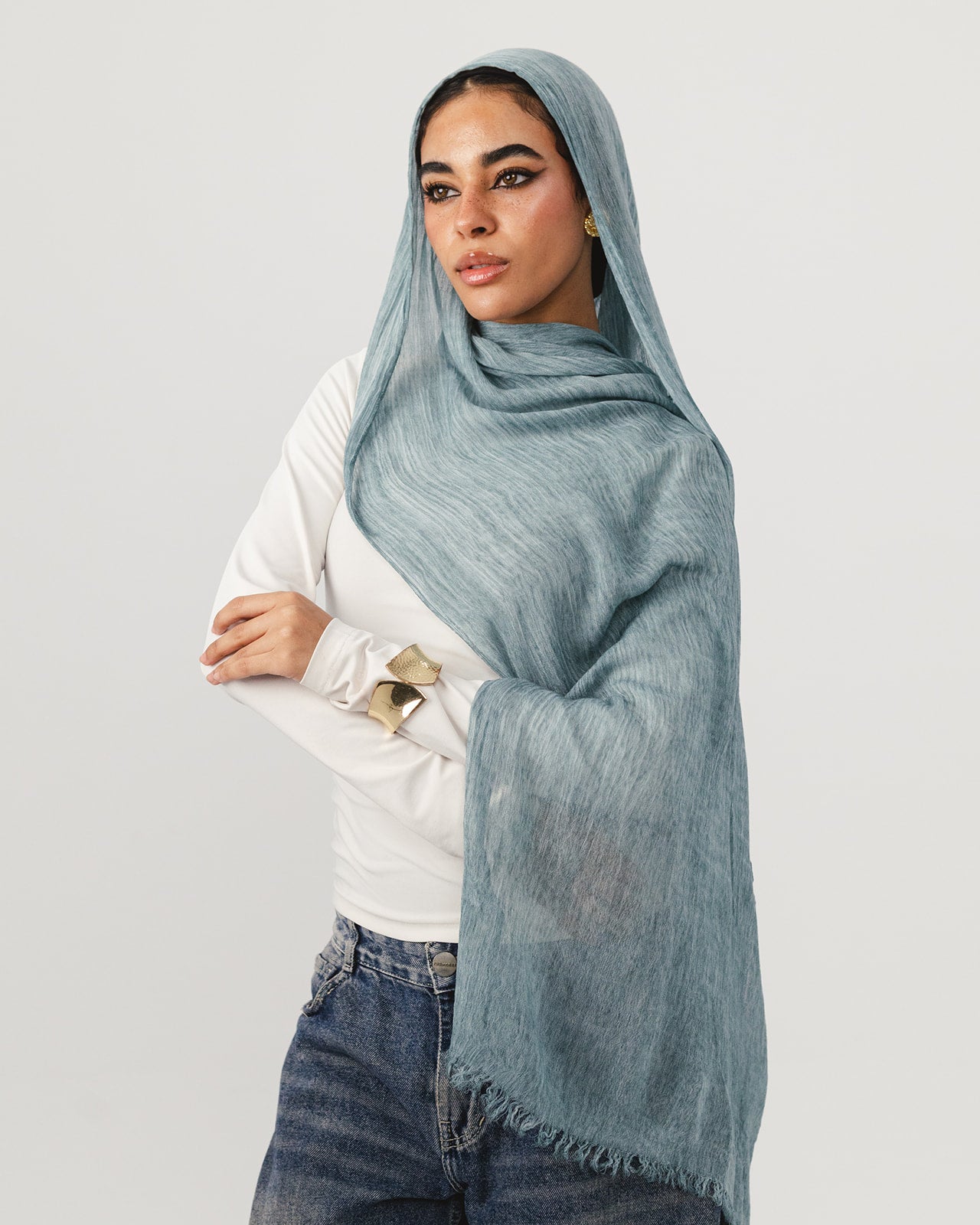 Lecharpe Scarf Weavy Cotton
