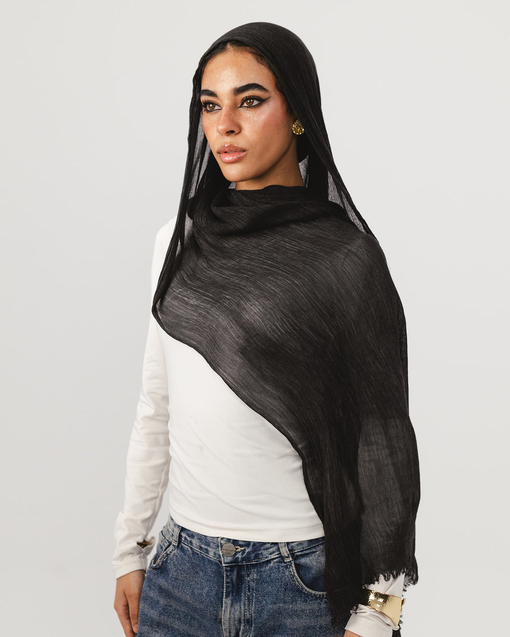 Lecharpe Scarf Weavy Cotton
