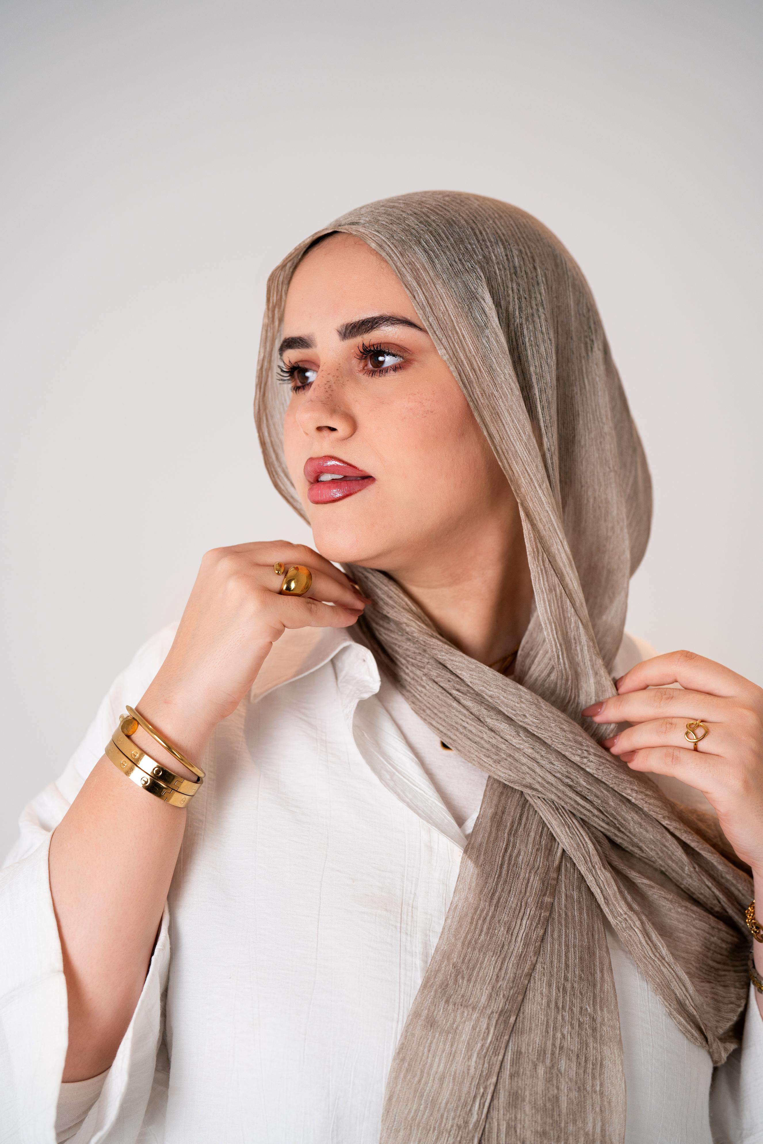 Lecharpe Scarf Messy Chiffon