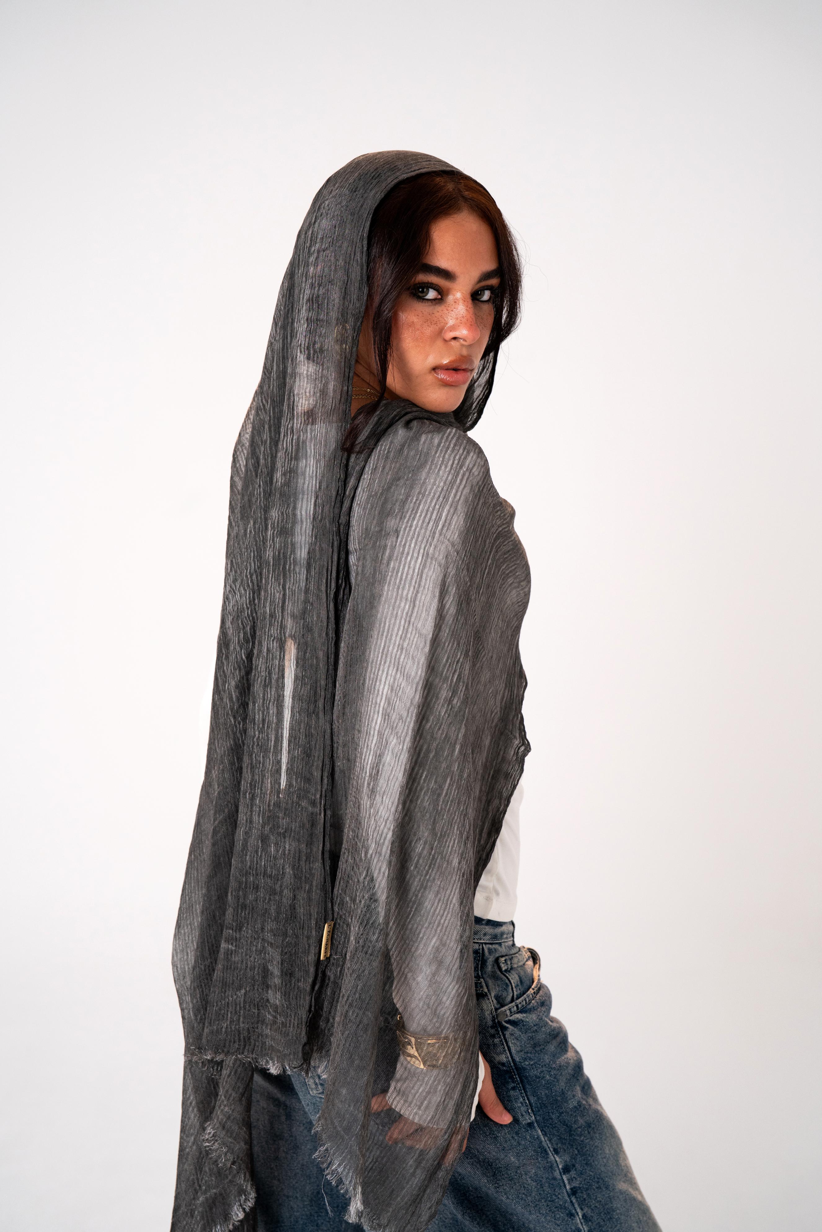 Lecharpe Scarf Messy Chiffon