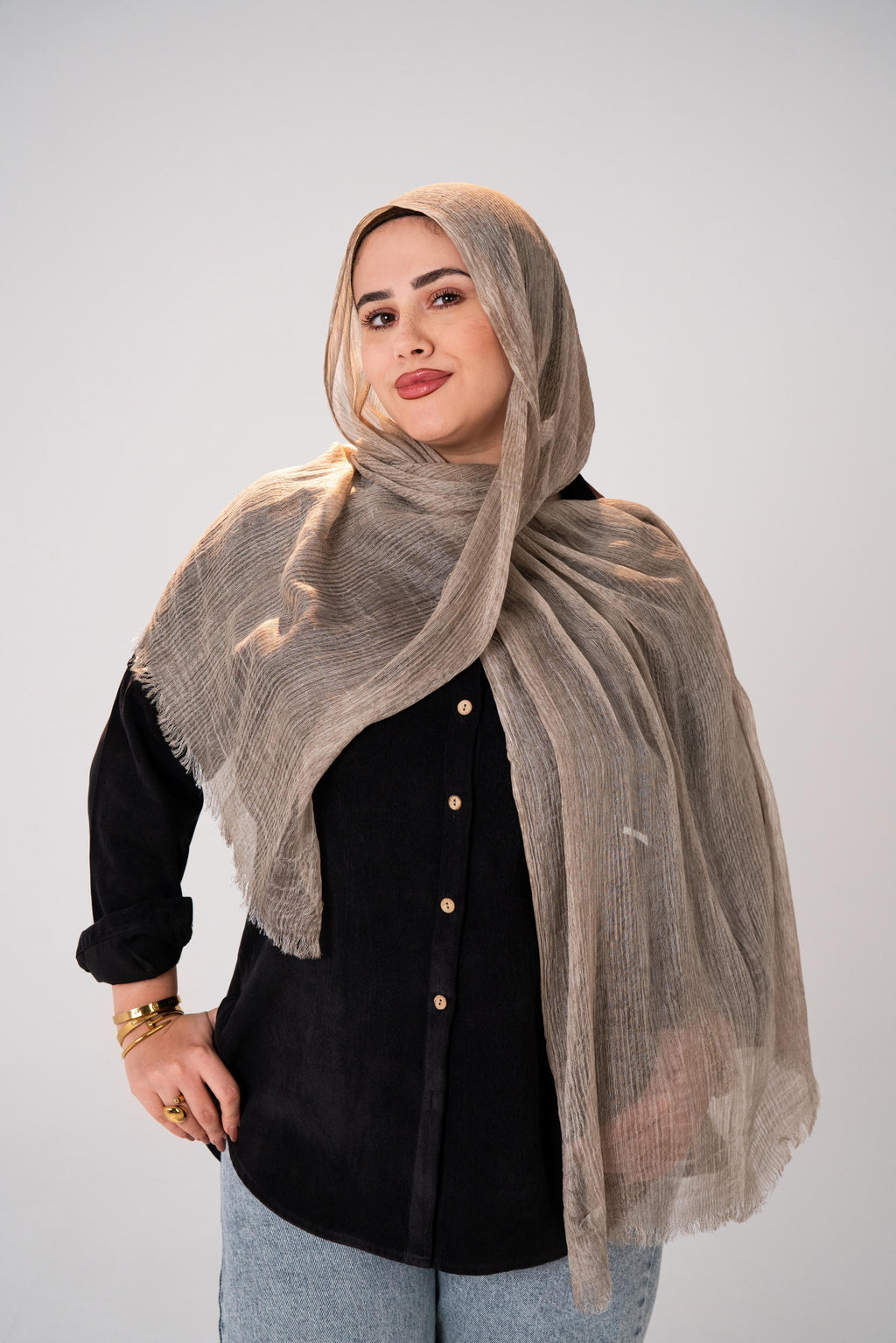Lecharpe Scarf Messy Chiffon