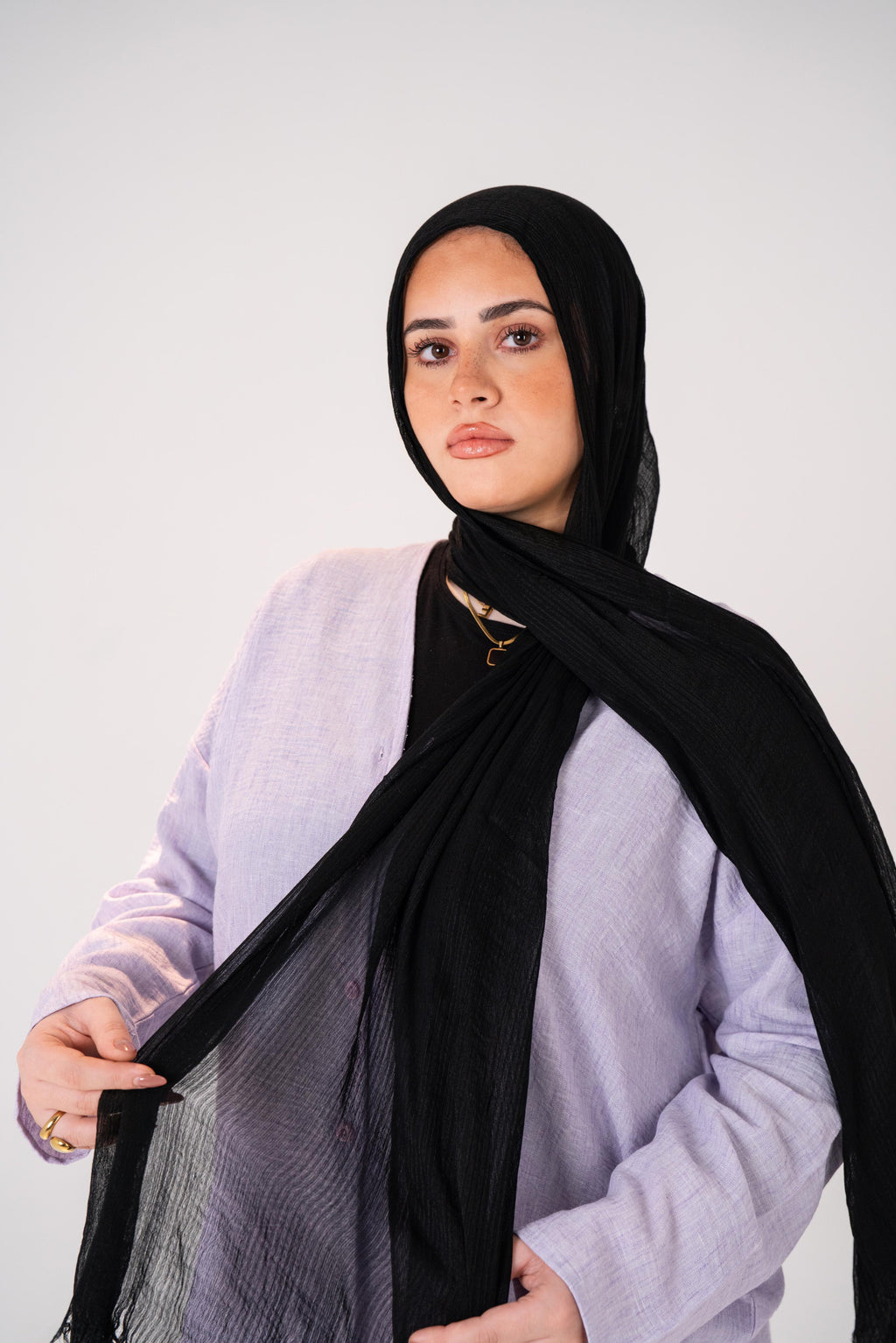 Lecharpe Scarf Messy Chiffon