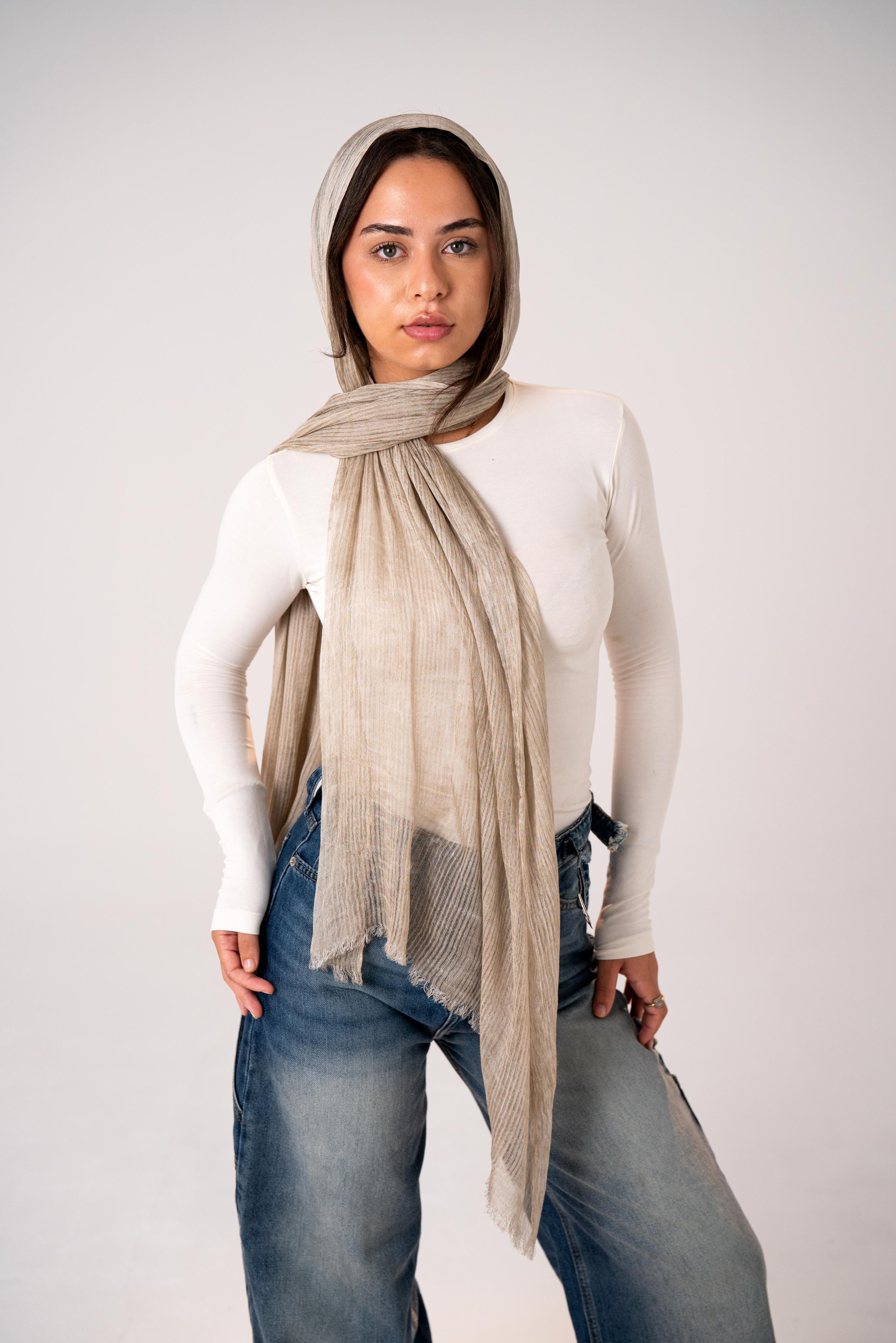 Lecharpe Scarf Messy Chiffon