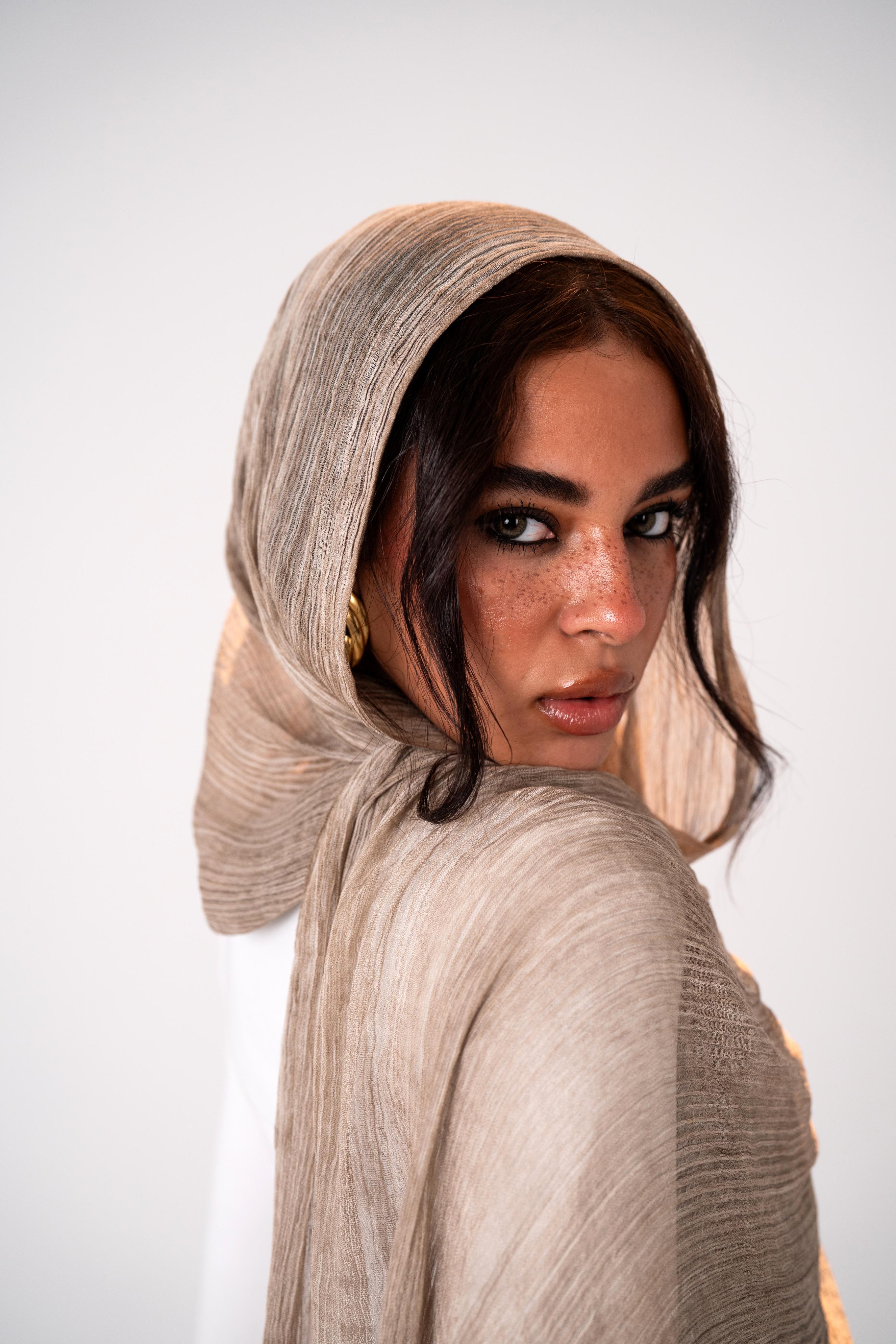 Lecharpe Scarf Messy Chiffon