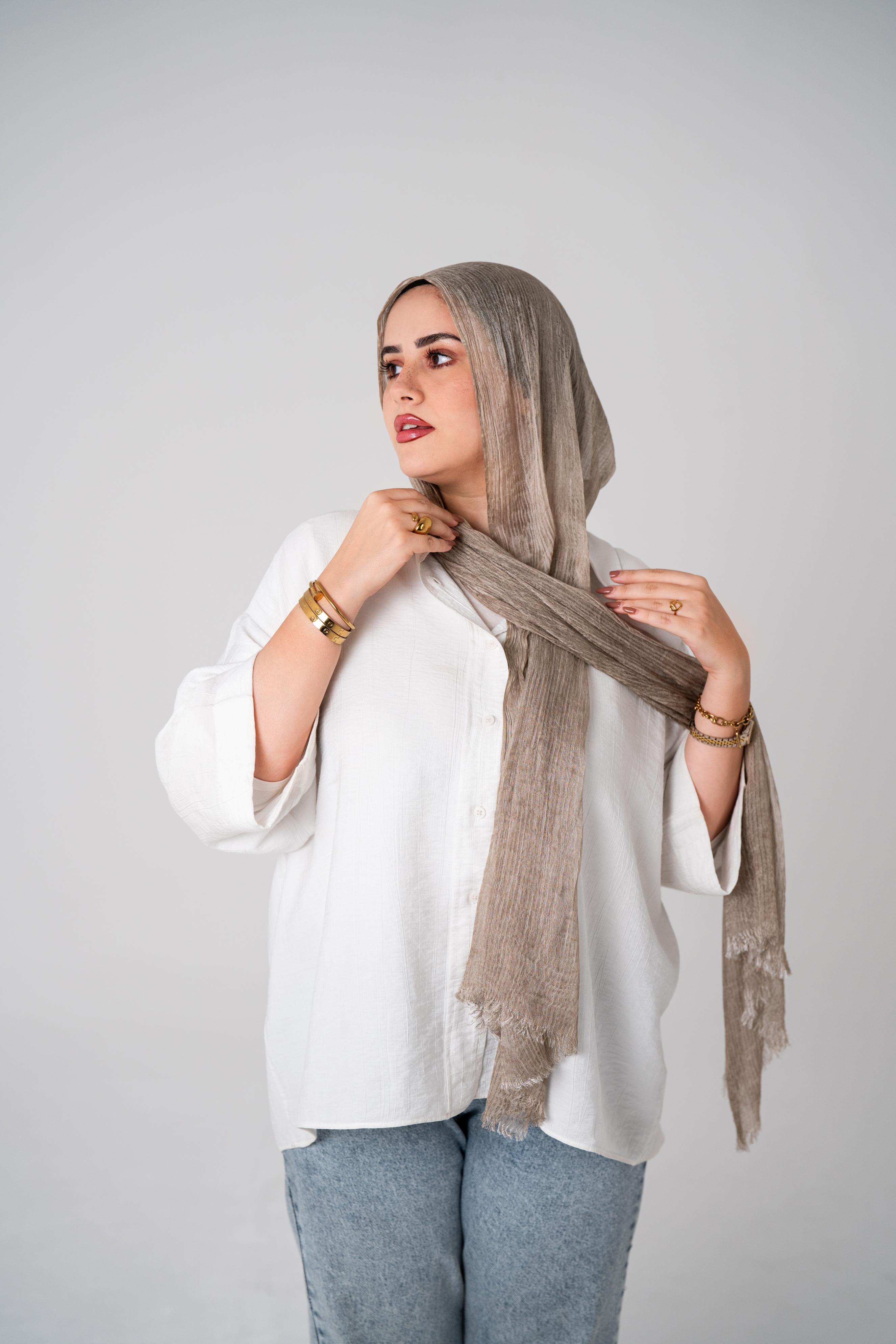 Lecharpe Scarf Messy Chiffon