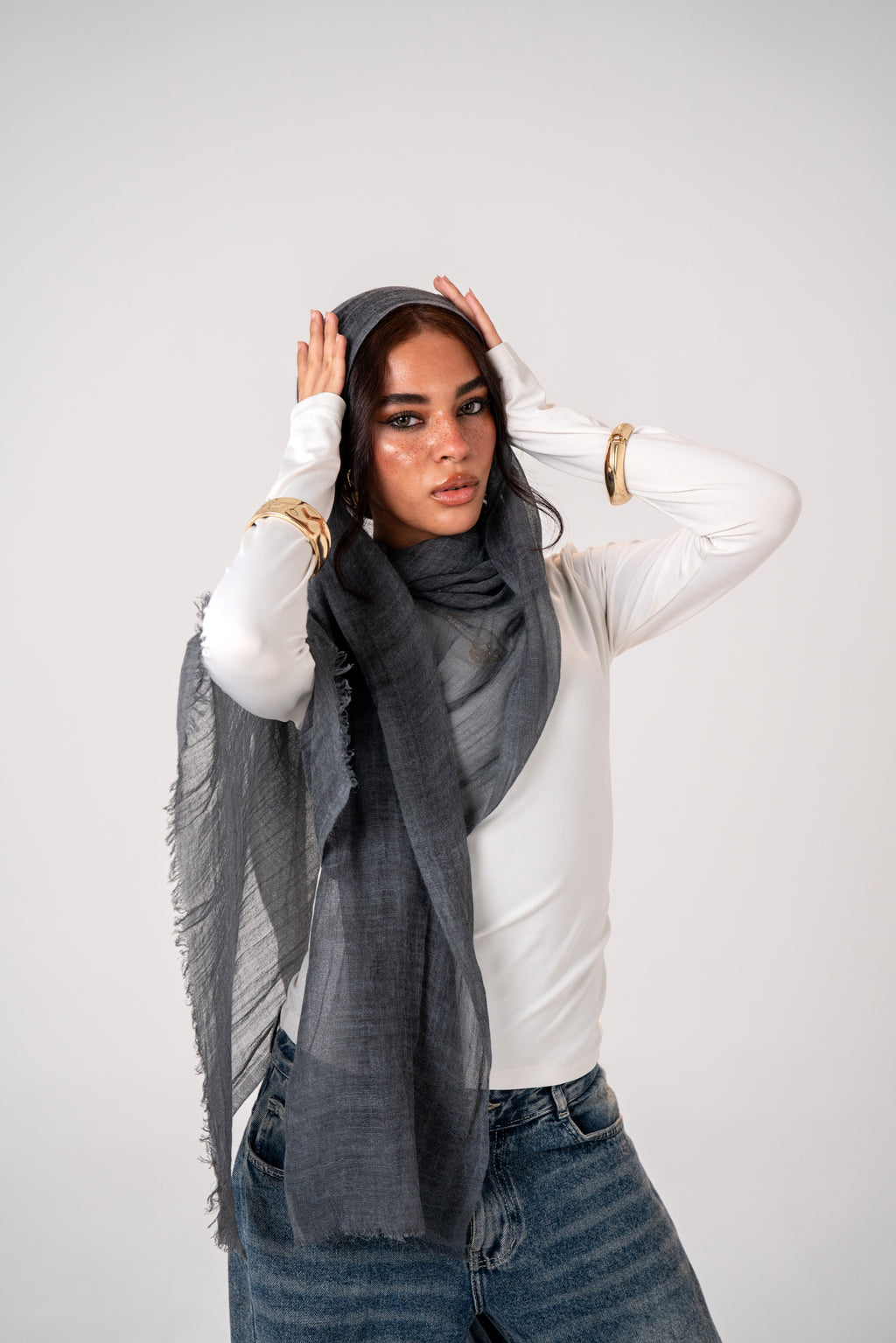Lecharpe Scarf Slud Linen