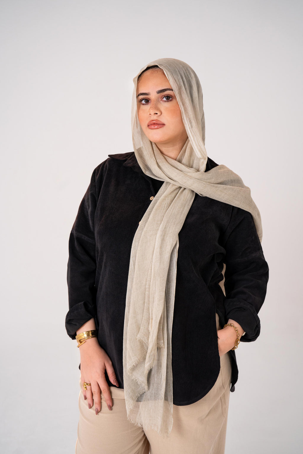 Lecharpe Scarf Linen Garce