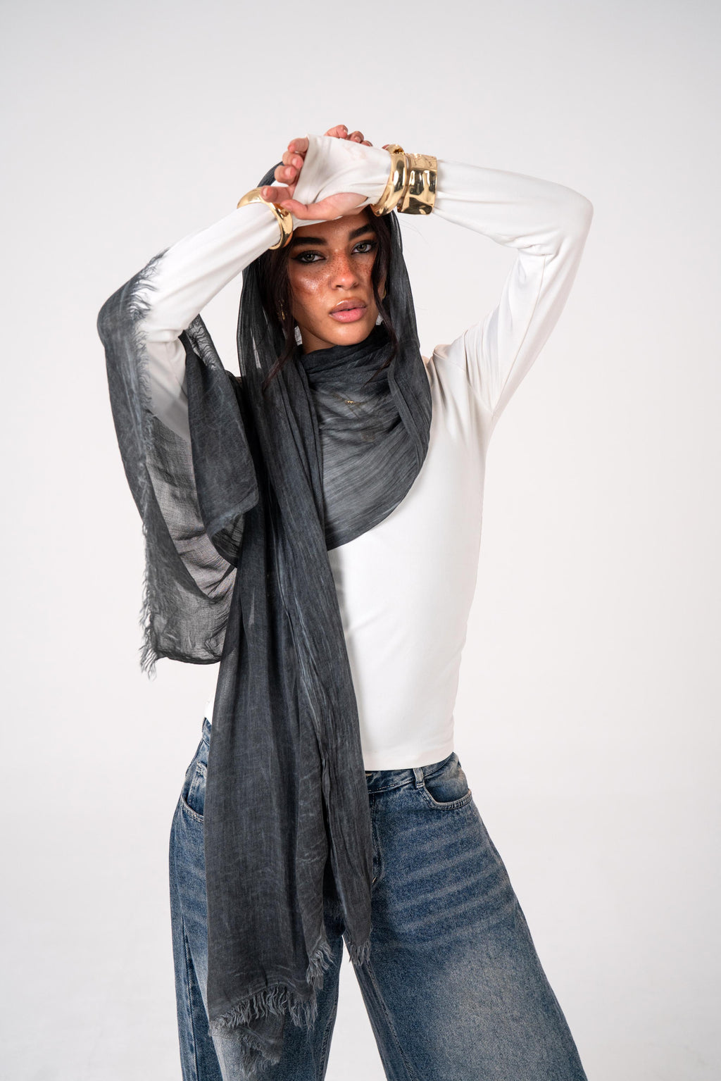 Lecharpe Scarf Linen Garce