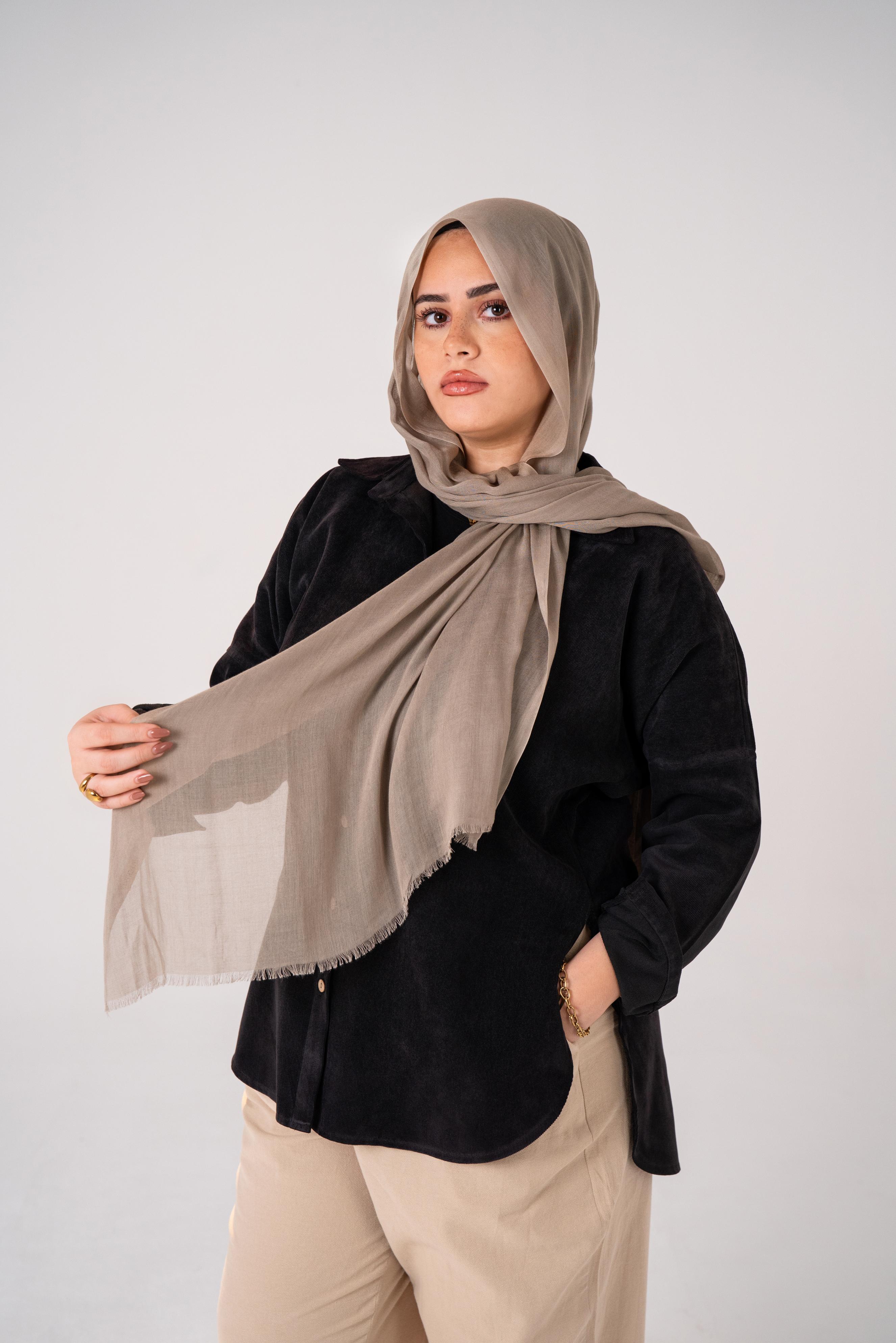 Lecharpe Scarf Plain Linen