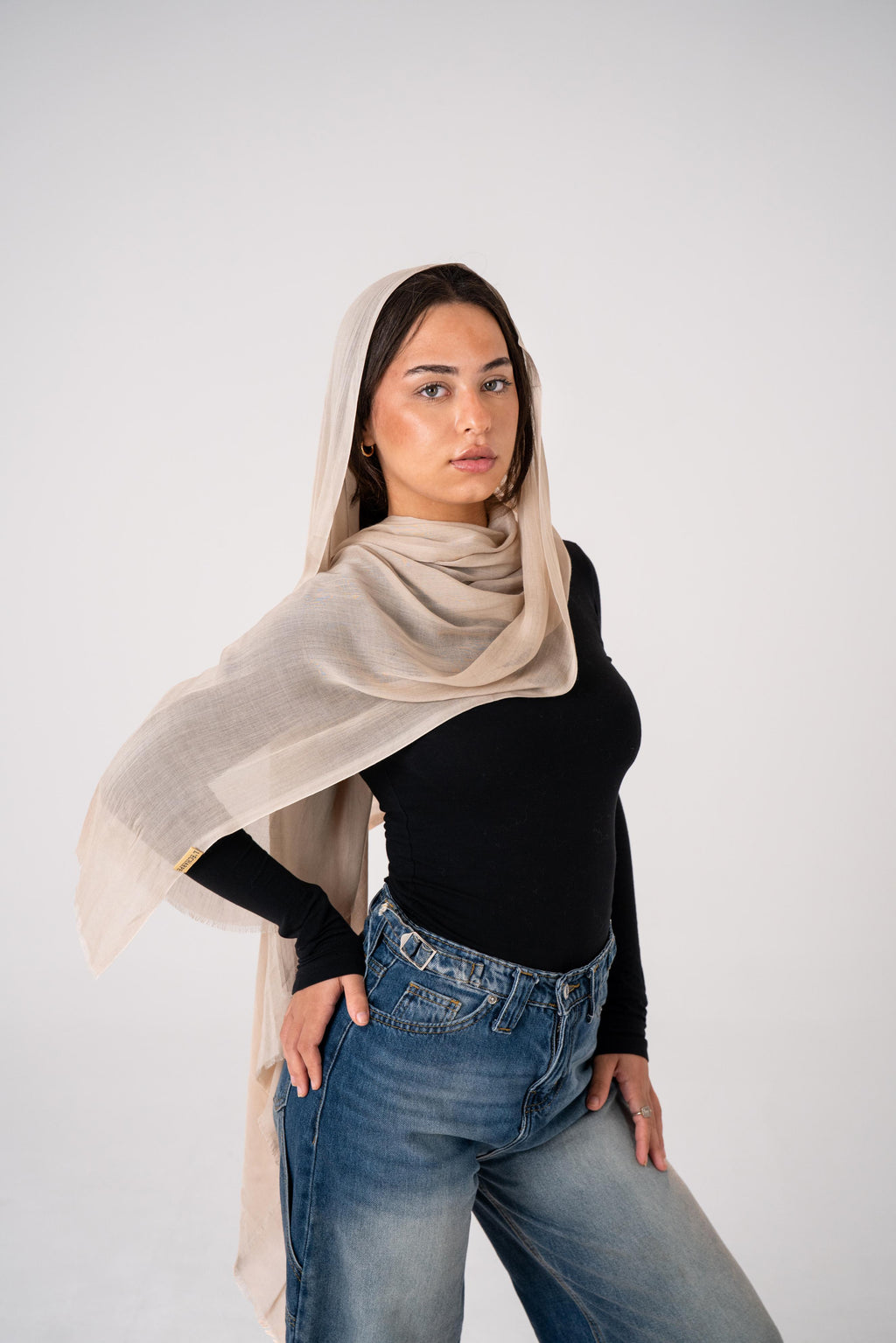 Lecharpe Scarf Plain Linen