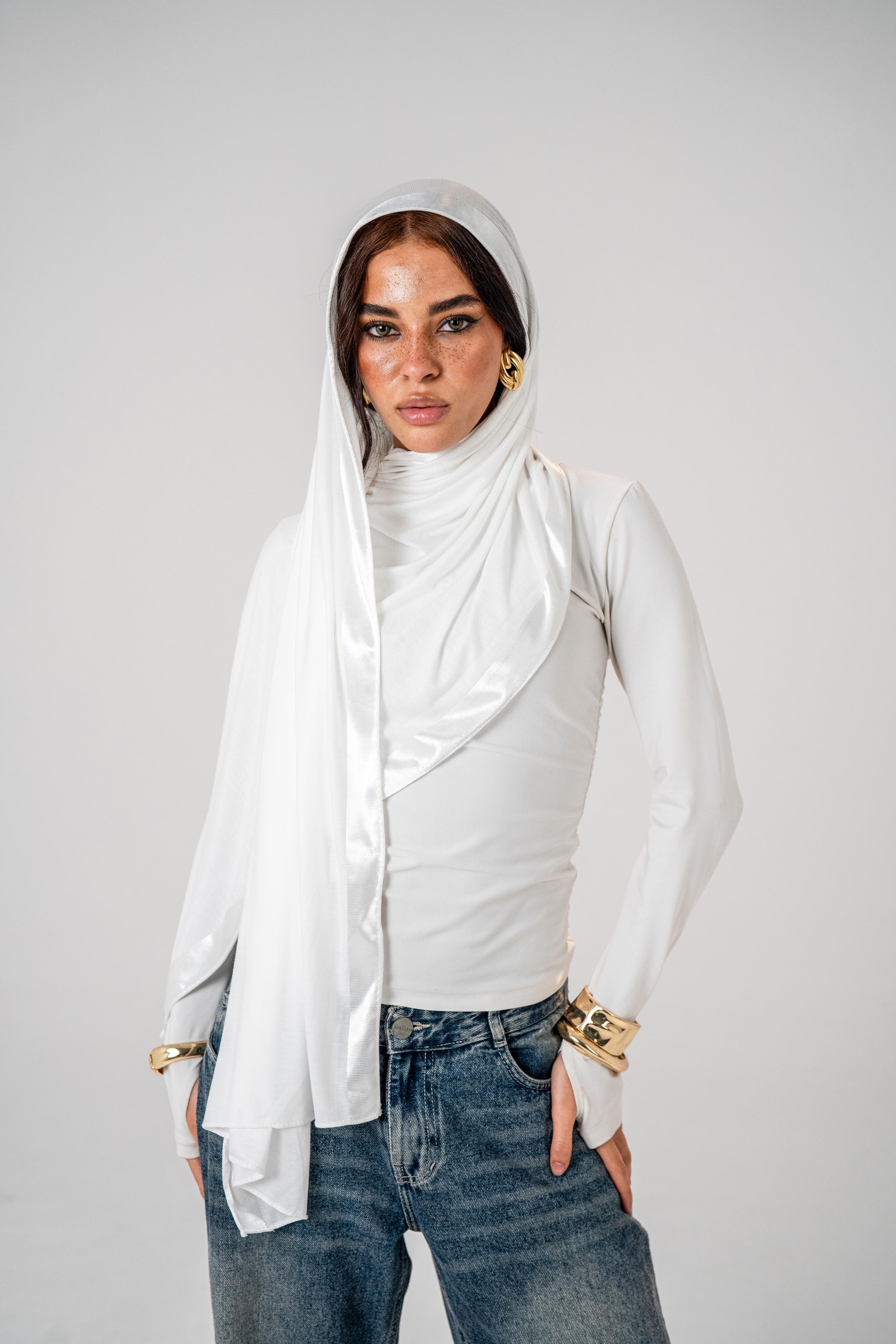 Lecharpe Scarf Plain Patternsd Kuwaiti