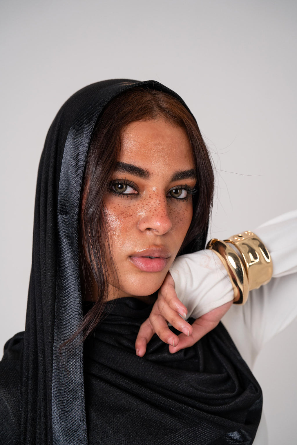 Lecharpe Scarf Plain Patternsd Kuwaiti