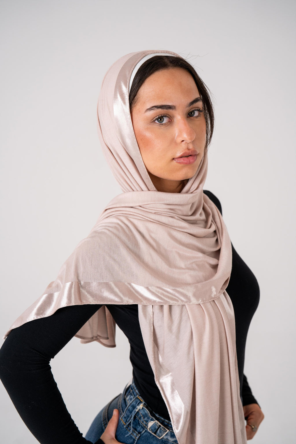 Lecharpe Scarf Plain Patternsd Kuwaiti