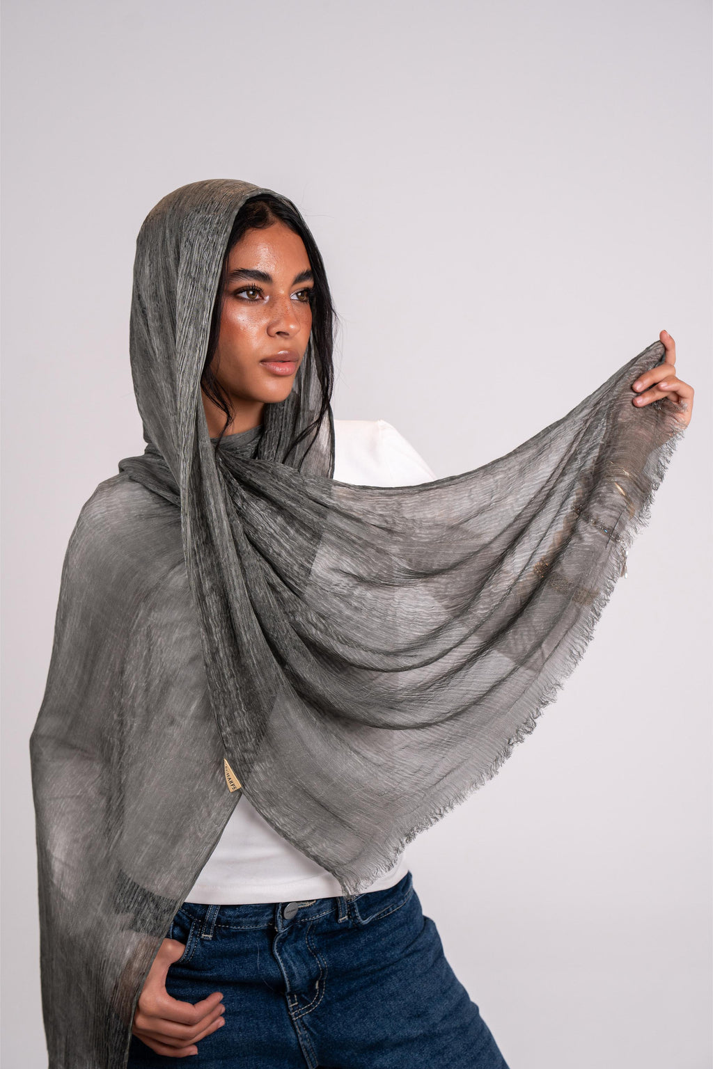Lecharpe Scarf Messy Chiffon