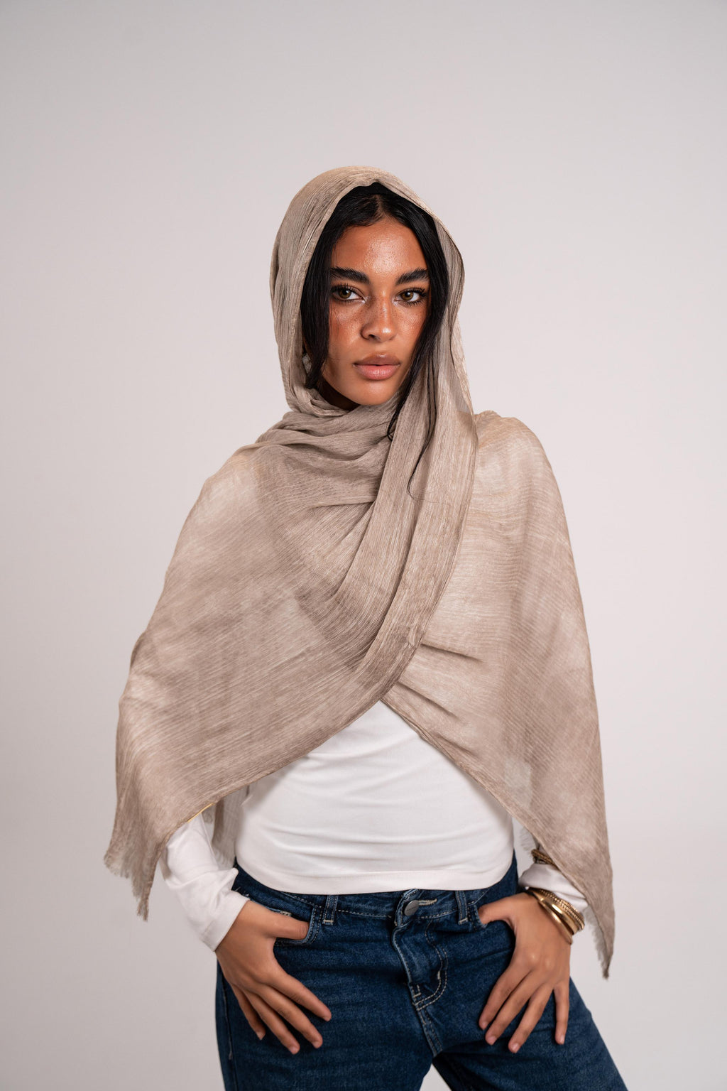 Lecharpe Scarf Messy Chiffon