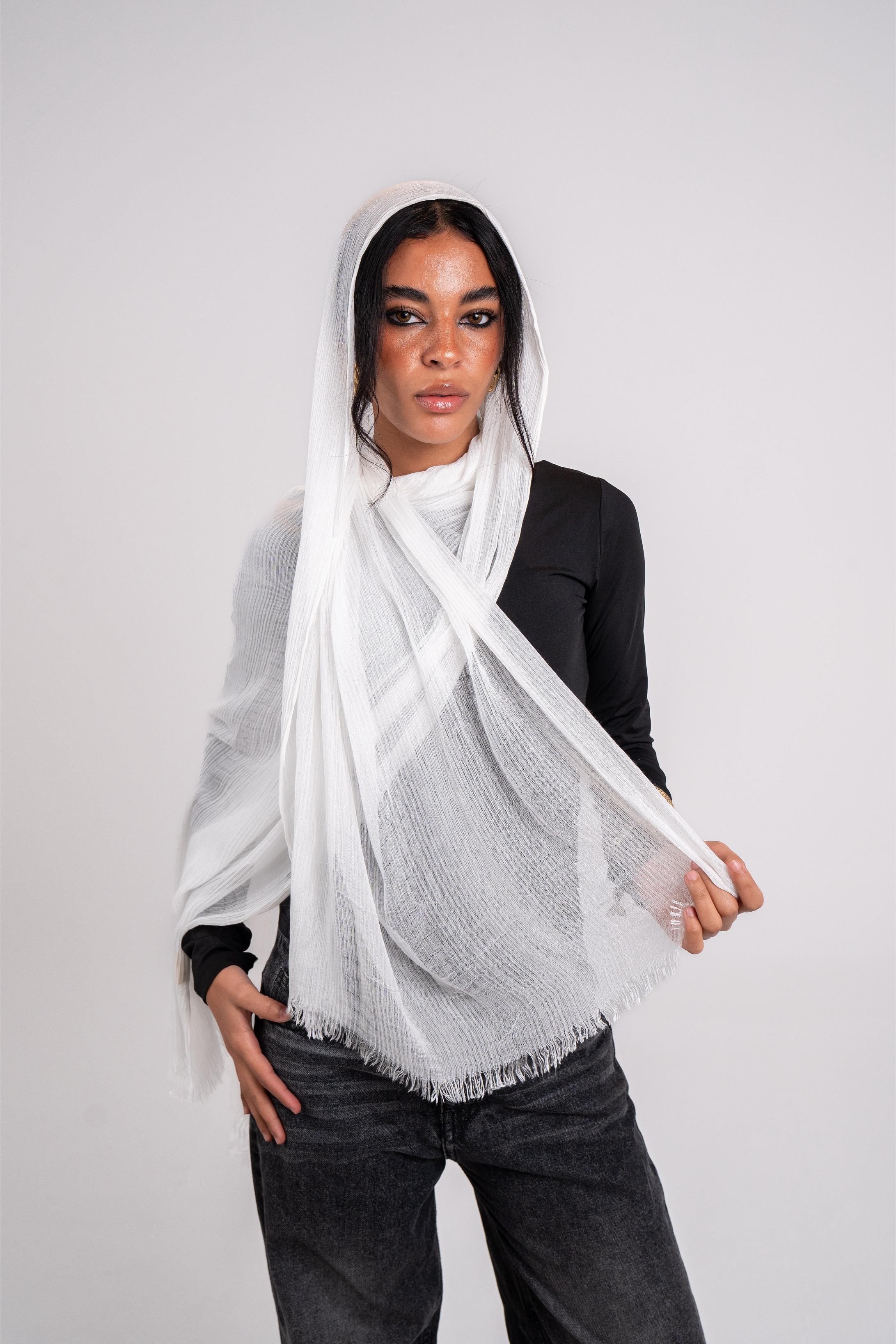 Lecharpe Scarf Messy Chiffon