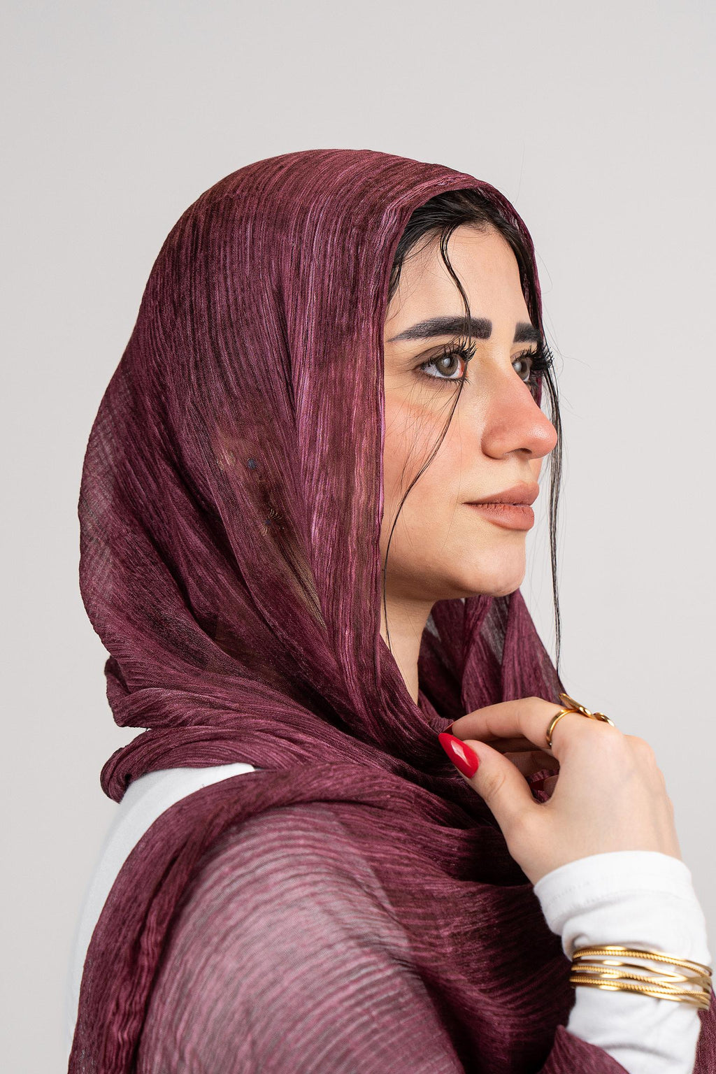 Lecharpe Scarf Messy Chiffon