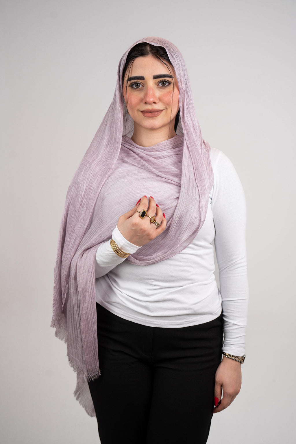 Lecharpe Scarf Messy Chiffon