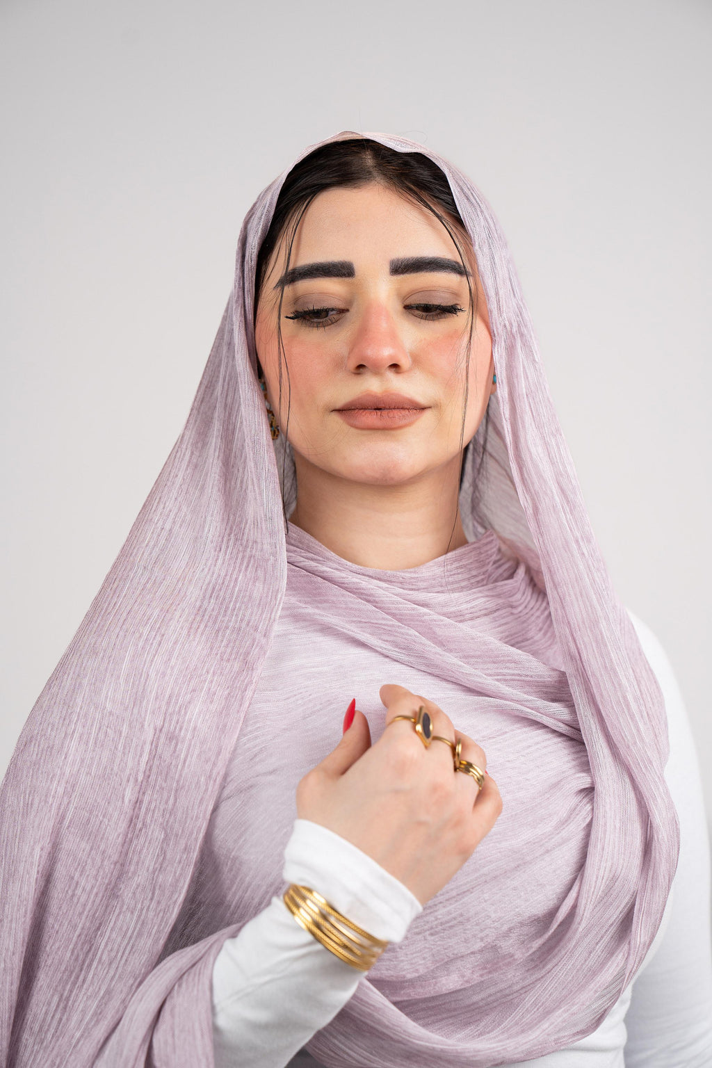 Lecharpe Scarf Messy Chiffon