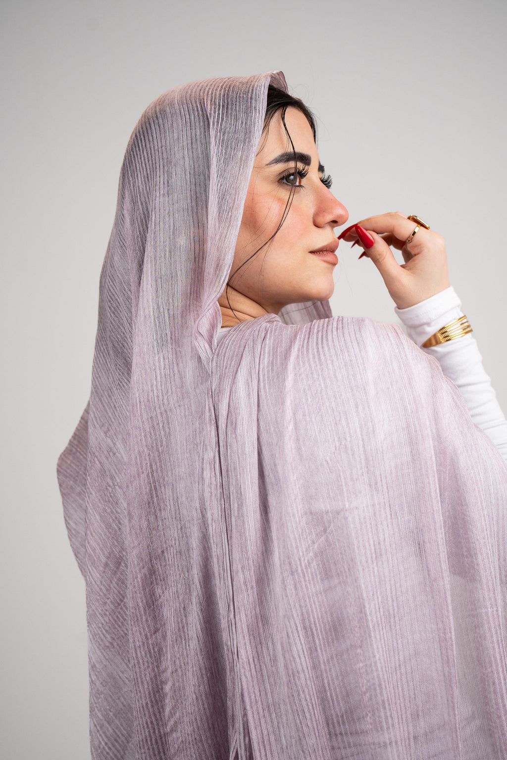 Lecharpe Scarf Messy Chiffon