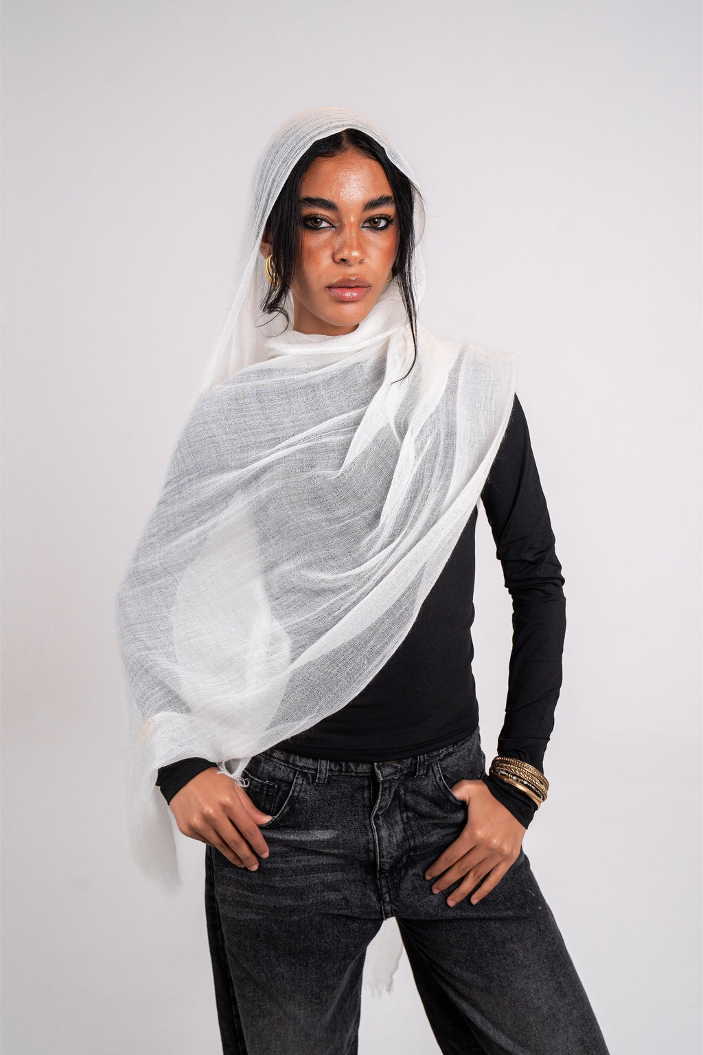 Lecharpe Scarf Slud Linen